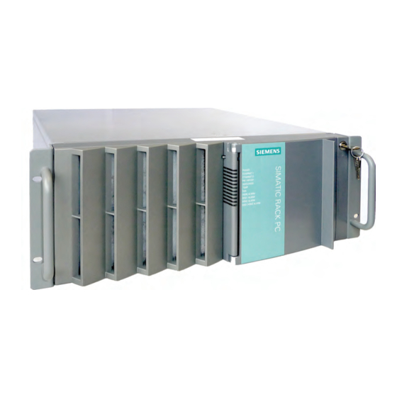 Siemens SIMATIC IPC847D Betriebsanleitung