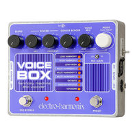 Electro-Harmonix Voice Box Bedienungsanleitung