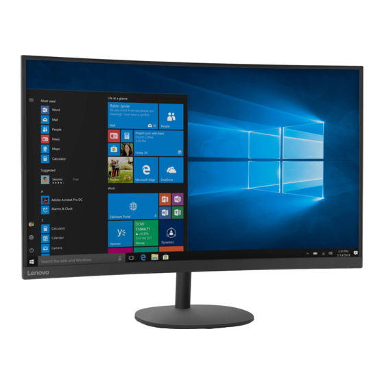 Lenovo C32qc-20 Bedienungsanleitung