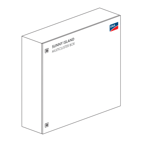 SMA MULTICLUSTER-BOX 6 Betriebsanleitung