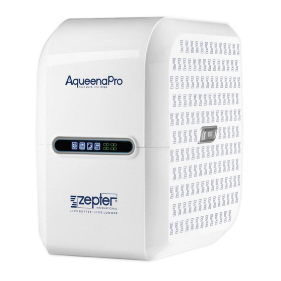 Zepter WT-100 Aqueena Pro Bedienungsanleitung
