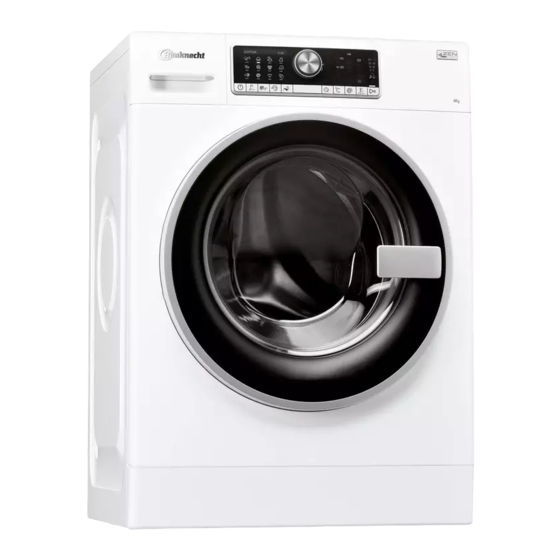 Bauknecht WAPC 86560 Installationsanleitung