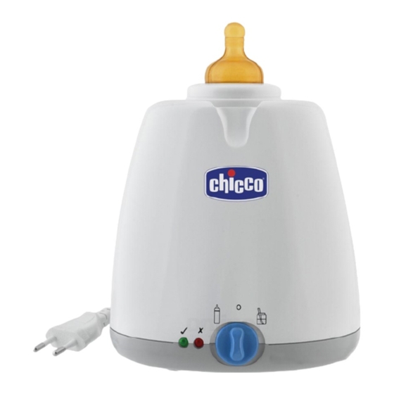 Chicco Pappacalda Bedienungsanleitung