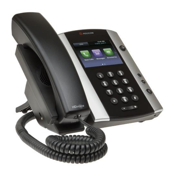 Polycom VVX 500 Business-Media Kurzanleitung