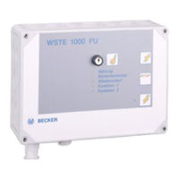 Becker WSTE 1000 FU Betriebsanleitung