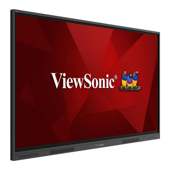 ViewSonic IFPG1-Serie Bedienungsanleitung