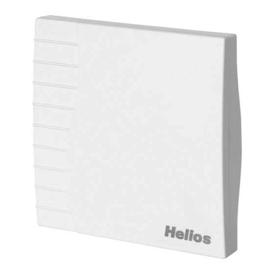 Helios KWL-VOC Bedienungsanleitung