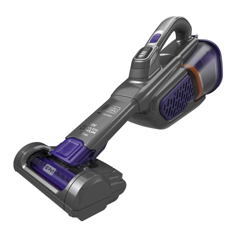 Black+Decker BHHV315B Bersetzung Der Ursprünglichen Anweisungen