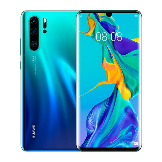 Huawei P30 Pro Schnellstartanleitung