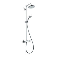 HANSGROHE Croma Showerpipe 27135000 Gebrauchsanleitung, Montageanleitung