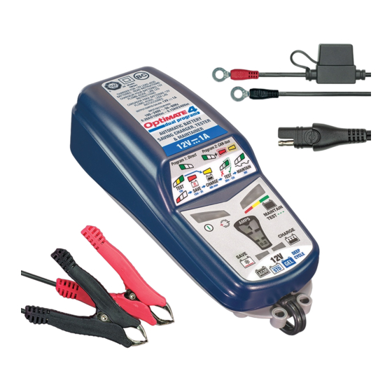 Tecmate Optimate4 dual program TM340 Anwendungsvorschriften