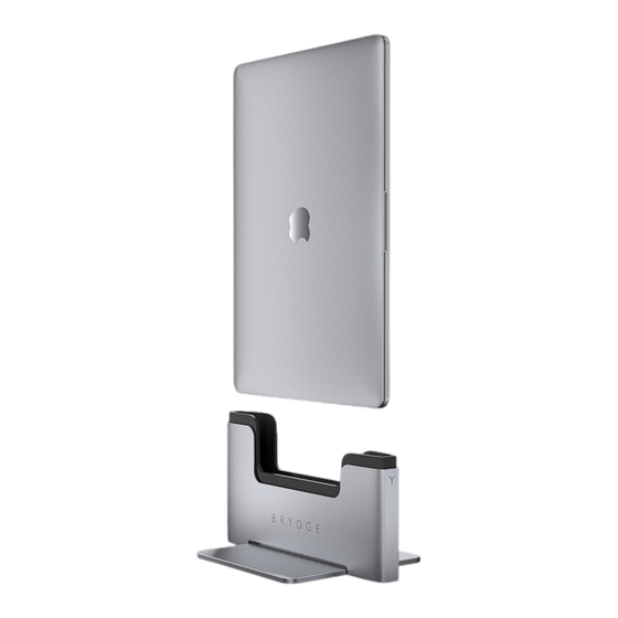 Brydge Vertical Dock for MacBook Pro Benutzerhandbuch