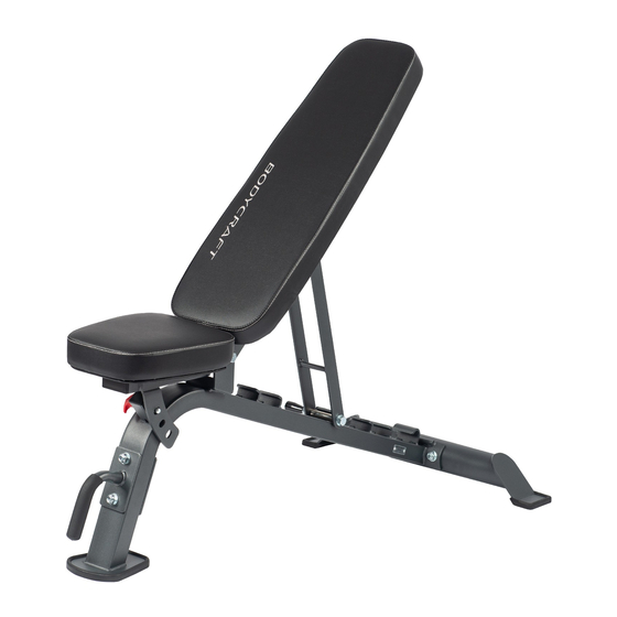 BodyCraft F605 Montageanleitung