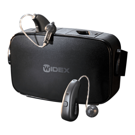 Widex MRR2D Bedienungsanleitung