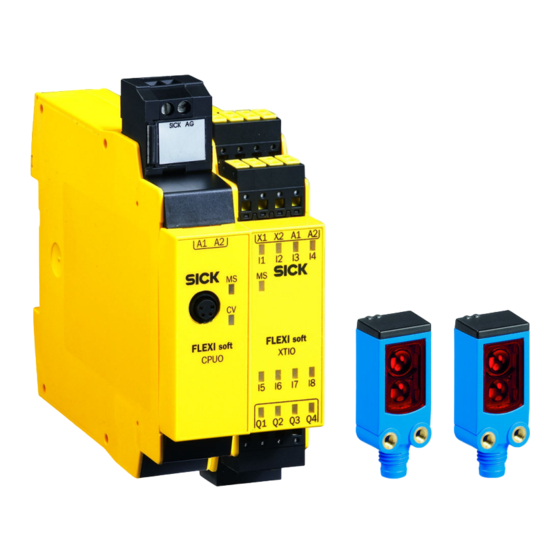 SICK Safeguard Detector Betriebsanleitung