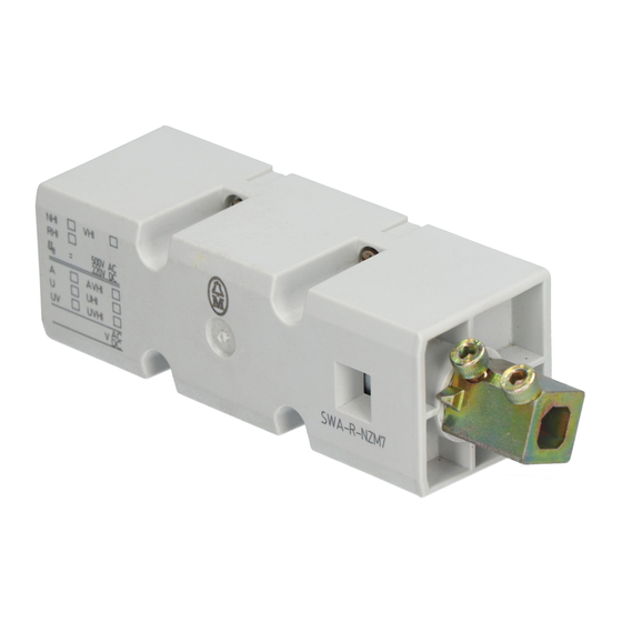 Moeller SWA-NZM 7-L Montageanweisung