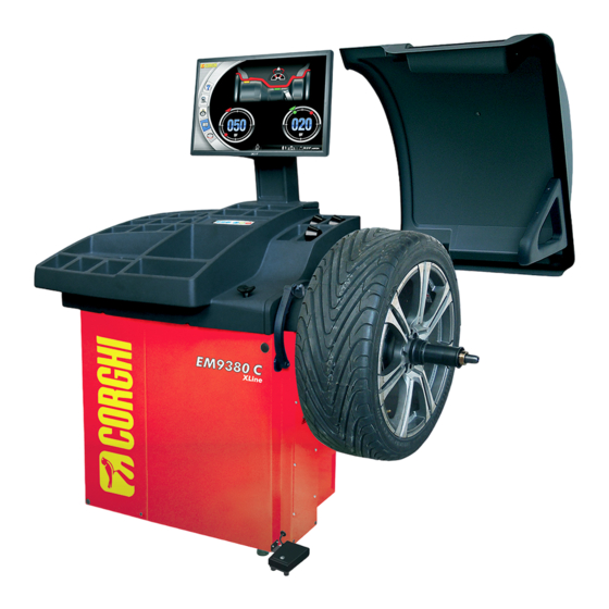 Corghi EM 9380 XLine Betriebsanleitung