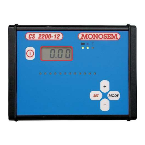 Monosem CS 2200-12 Bedienungsanleitung