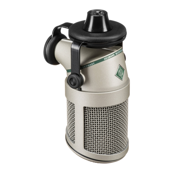 Neumann.Berlin BCM 705 Bedienungsanleitung