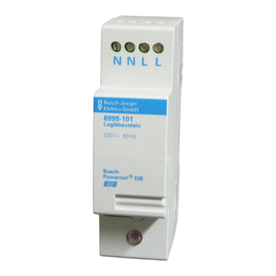 Busch-Jaeger Busch- Powernet 6998-101 Betriebsanleitung