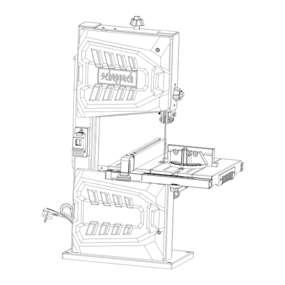 Scheppach HBS261 Originalbetriebsanleitung