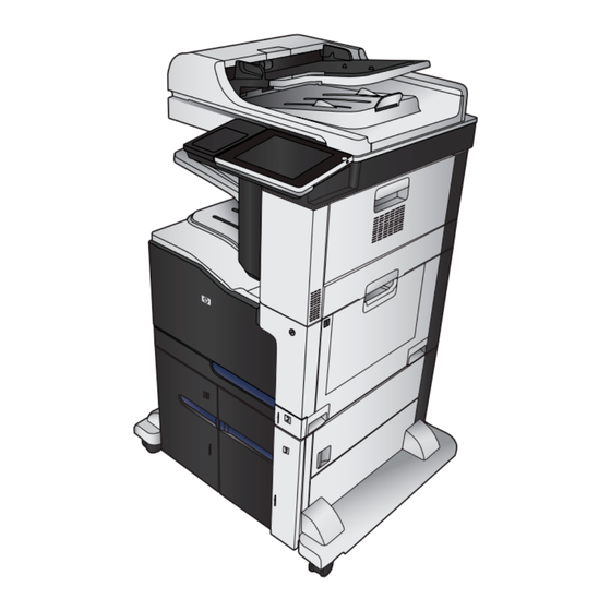 HP LASERJET ENTERPRISE 700-Serie Installationshandbuch