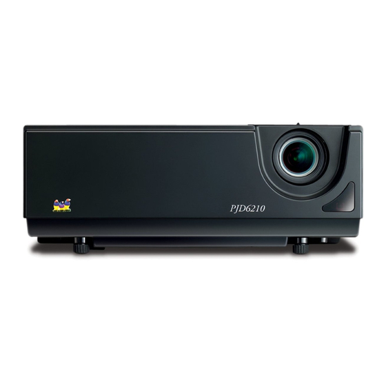 ViewSonic PJD6210 Bedienungsanleitung