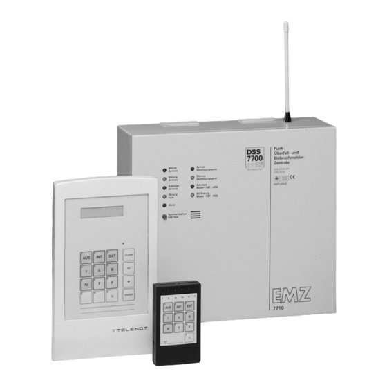 telenot DSS 7700 Montageanleitung Und Bedienungsanleitung