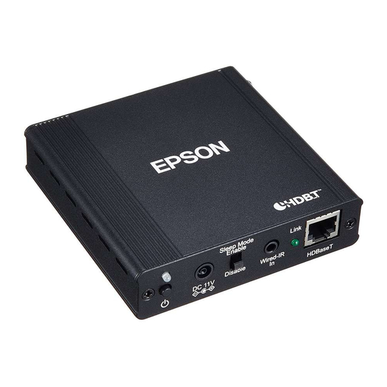 Epson HDBaseT ELPHD01 Bedienungsanleitung