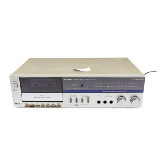 Sharp RT-150H Serviceanleitung