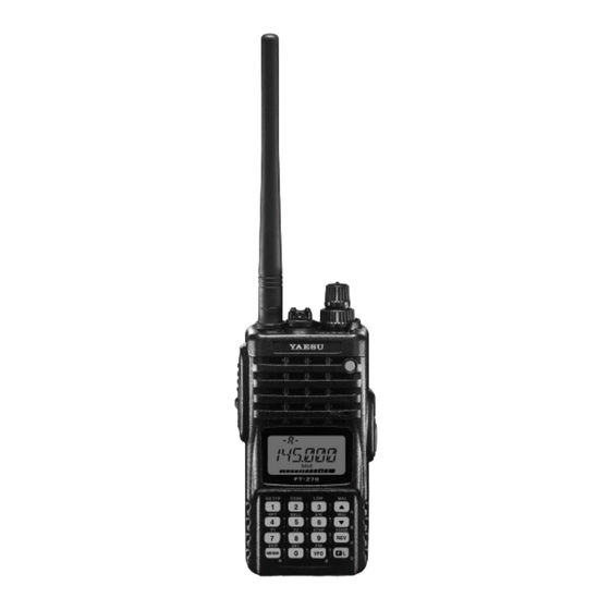 Yaesu FT-270E Bedienungsanleitung