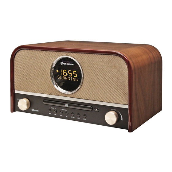 Roadstar HRA-1750D BT Bedienungsanleitung