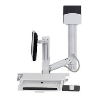 Ergotron StyleView Sit Stand Combo Arm Extender Gebruikersgids