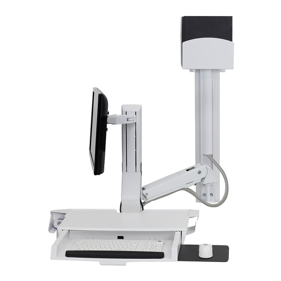 Ergotron StyleView Sit Stand Combo Arm Extender Gebruikersgids