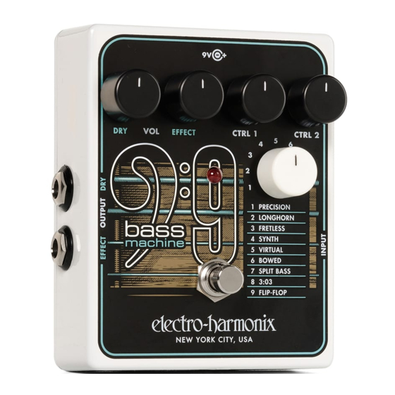Electro-Harmonix BASS9 Bedienungsanleitung