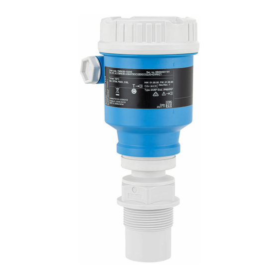 Endress+Hauser Micropilot FMR60B PROFINET mit Ethernet-APL Betriebsanleitung