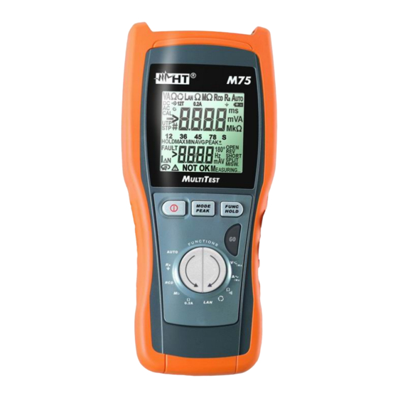 HT Instruments Multitest M74E Kurzanleitung