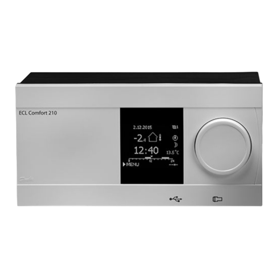 Danfoss ECL Comfort 296 Anleitung
