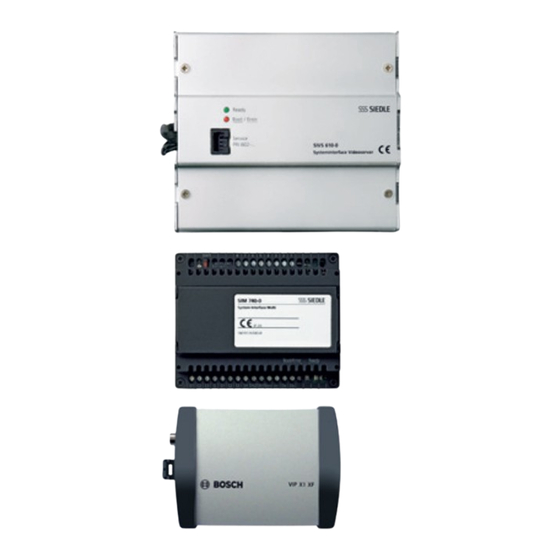 SSS Siedle DCIP 740-01 Handbuch