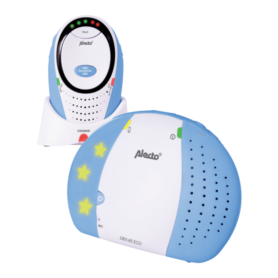 Alecto DBX-85eco Bedienungsanleitung