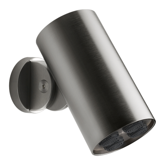 Gessi SPOTWATER 57201 Bedienungsanleitung