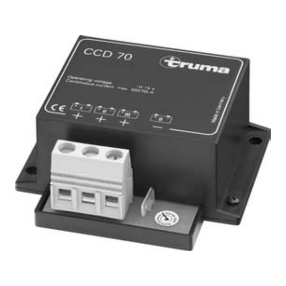 Truma CCD 70 Gebrauchsanweisung