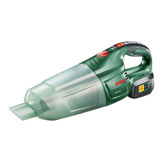 Bosch PAS 18 LI Originalbetriebsanleitung