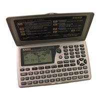 Casio SF-4900ER Bedienungsanleitung