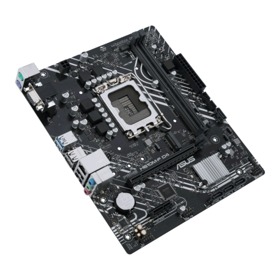Asus PRIME H610M-F D4 Bedienungsanleitung