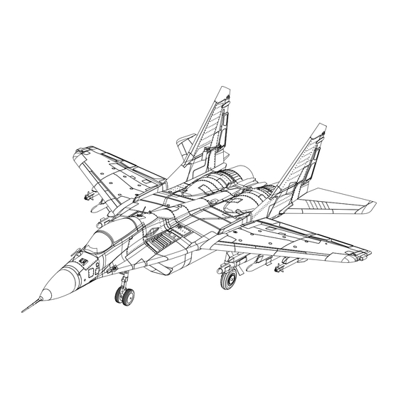 Modster Arrows HOBBY Twin 64mm Mikoyan MiG-29 Bedienungsanleitung