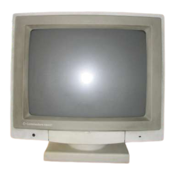 Commodore AMIGA 1084ST Bedienungsanleitung