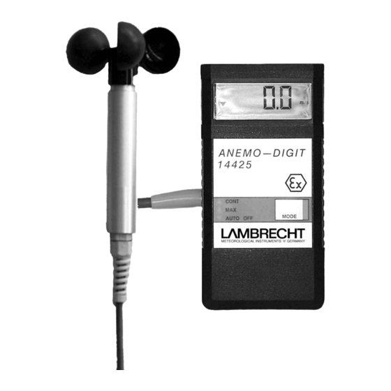Lambrecht 14425 Bedienungsanleitung