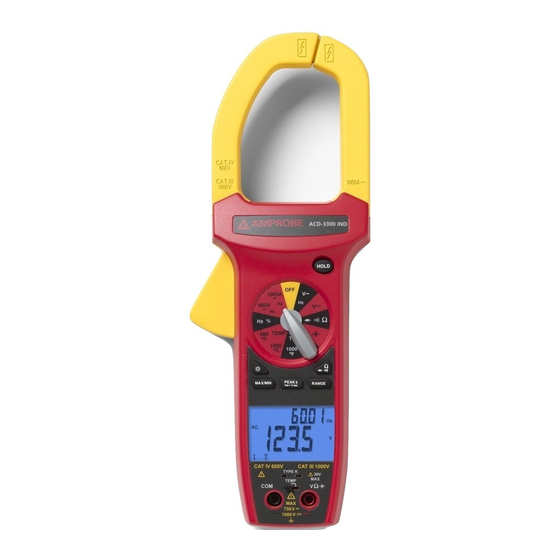 Amprobe ACD-3300 IND Bedienungshandbuch