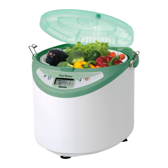 Bartscher Vital-Washer Bedienungsanleitung